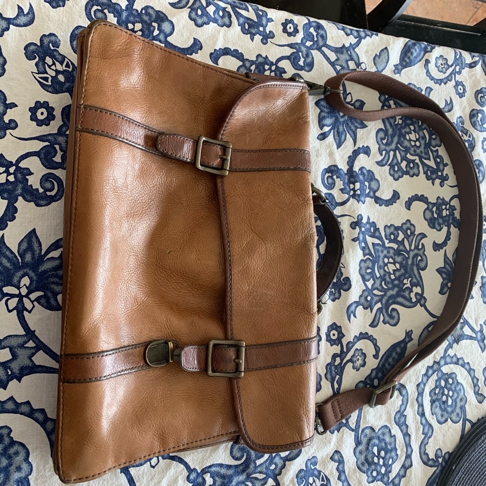 Authentic Fossil Portfolio Bag - image 1